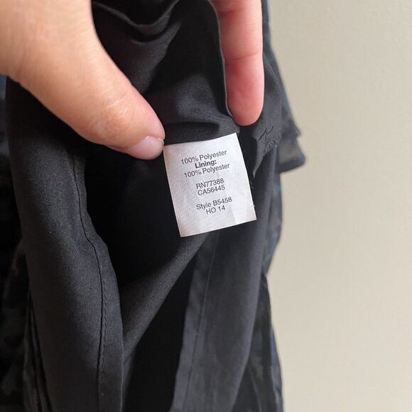 Madewell Radiant Dress Inkspot Leopard Tiered‎ Short Sleeve Animal Print … - Picture 8 of 10